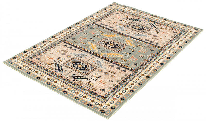 Quincy Teal Area Rug - 7'10\" x 10'2\"