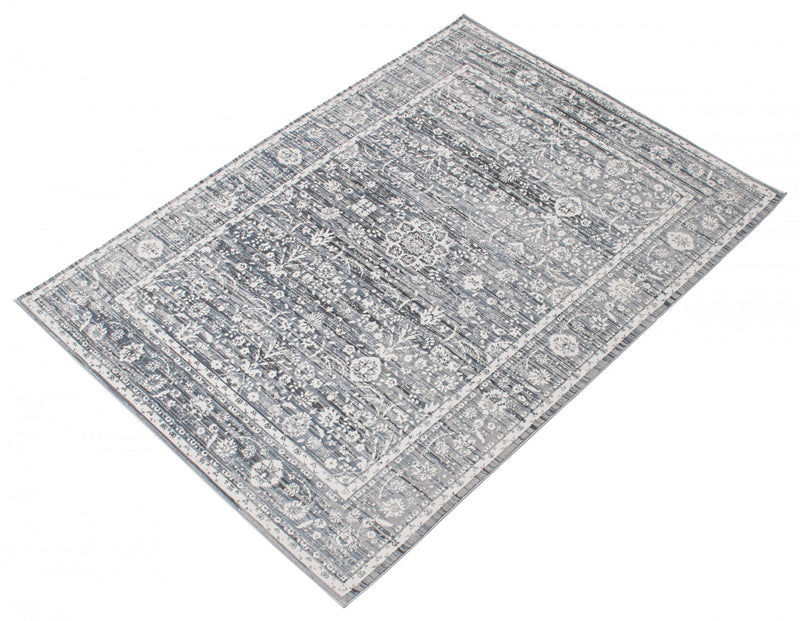 Shaleigh Cream, Grey Rug 3'11\" X 5'11\" Area Rug