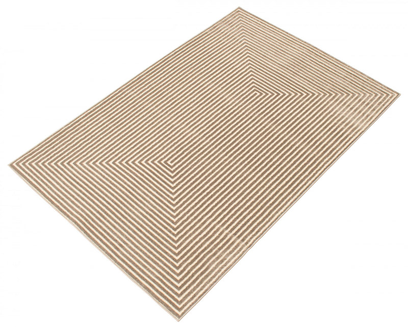 Kiah Taupe 6'7\" x 9'6\" Area Rug