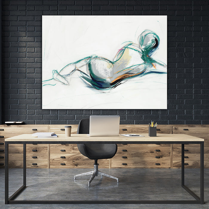 \"Lets Have A Talk Iv\" Giant Art 72x54 Wall Art