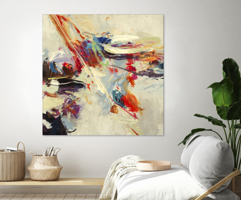 \"Positive Energy I\" Giant Art 54x54 Wall Art