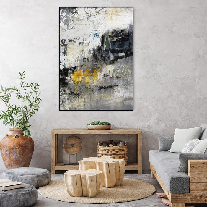 \"The Hike\" Canvas Framed Black 18x24 Wall Art