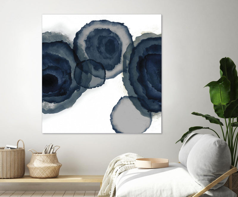 \"Blotted Ink Ii\" Giant Art 54x54 Wall Art