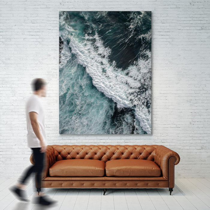 \"From Above 9\" Giant Art 72x54 Wall Art