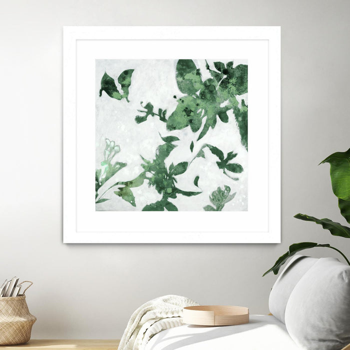 High Flying I 30 x 30 White Frame Wall Art 