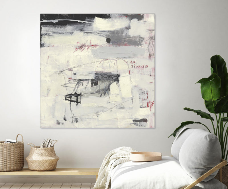 \"Structures From Silence\" Giant Art 54x54 Wall Art
