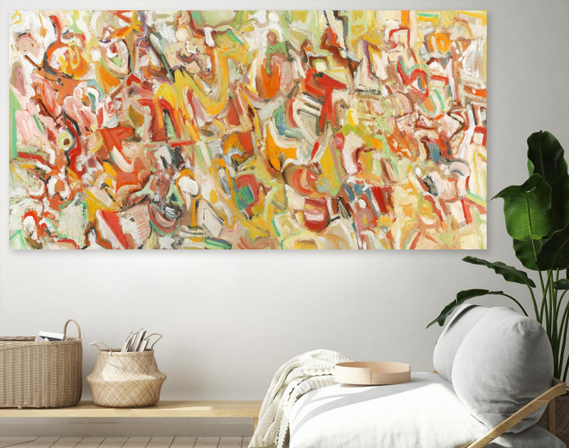 \"Lignes 1\" Giant Art 72x36 Wall Art