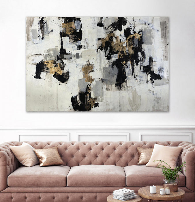 \"Gold Gloved Boxer\" Giant Art 84x54 Wall Art