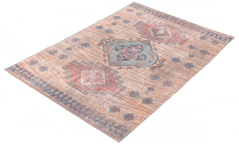 Kashkuli Light Orange Rug 5'3\" X 8'0\" Area Rug