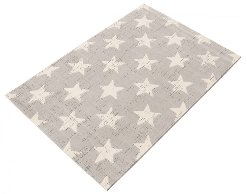 Ira Light Grey 3'11\" x 5'7\" Area Rug