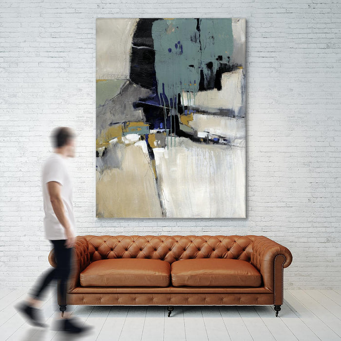 \"Fluidity I\" Giant Art 72x54 Wall Art