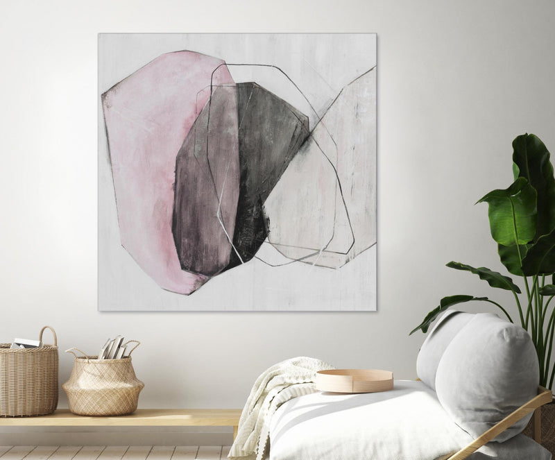 \"Tickled With Pink\" Giant Art 72x72 Wall Art