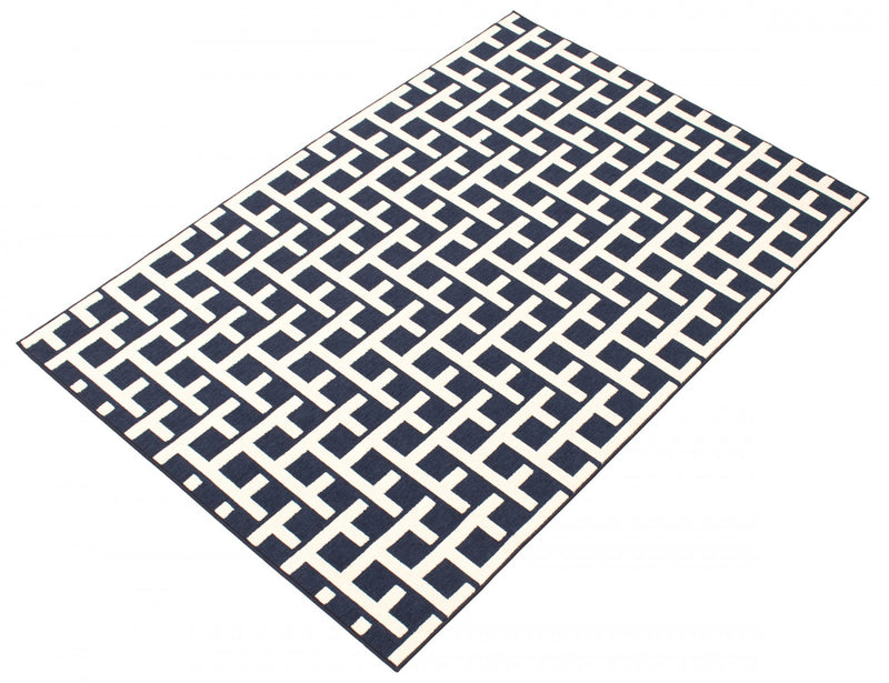 Brangane Blue 5'3\" x 7'7\" Area Rug