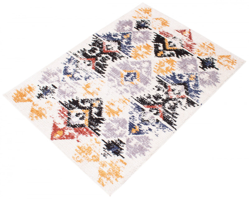 Paloma Kashkuli White Area Rug - 6'7\" x 9'6\"