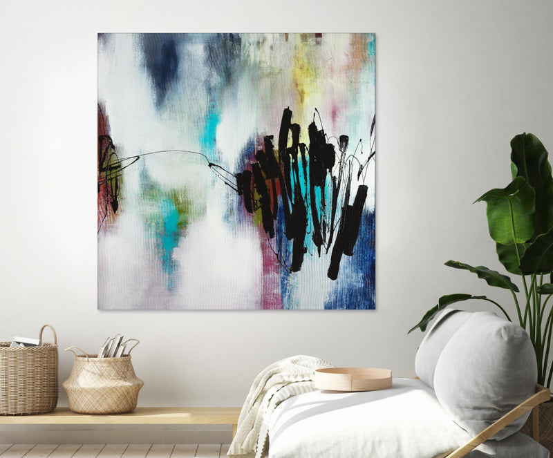 \"Disruptive Connection\" Giant Art 54x54 Wall Art
