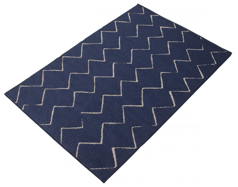 Kimi Blue 4'7\" x 6'7\" Area Rug