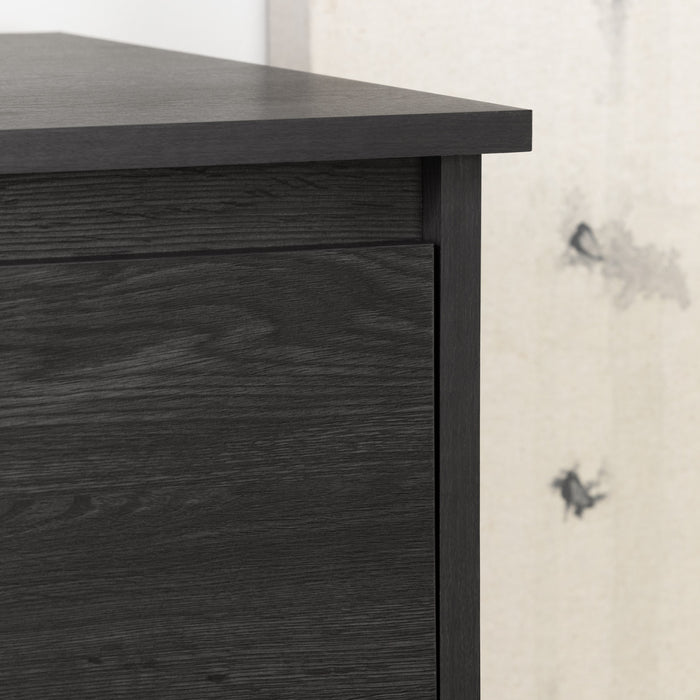 Tassio 1-Drawer Nightstand - Grey Oak