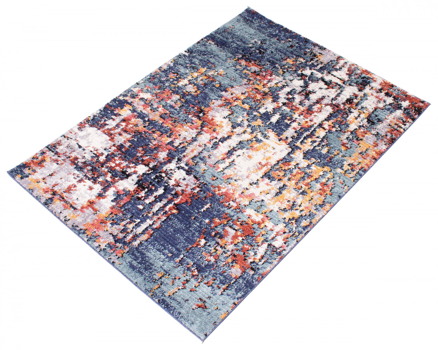 Retro Blue Rug Paloma Vintage Blue Area Rug - 8'0