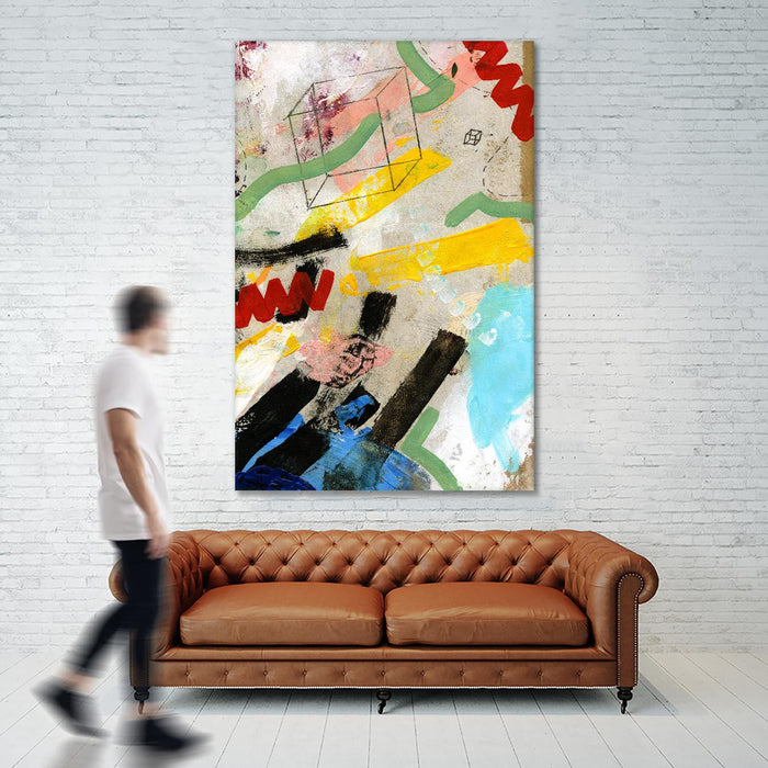 \"Palette 2\" Giant Art 84x54 Wall Art