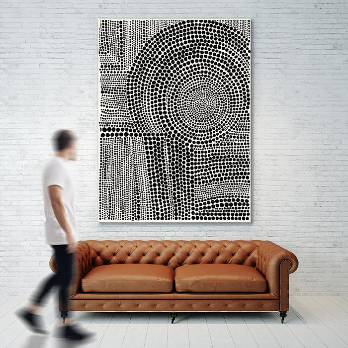 \"Clustered Dots B\" Giant Art 72x54 Wall Art