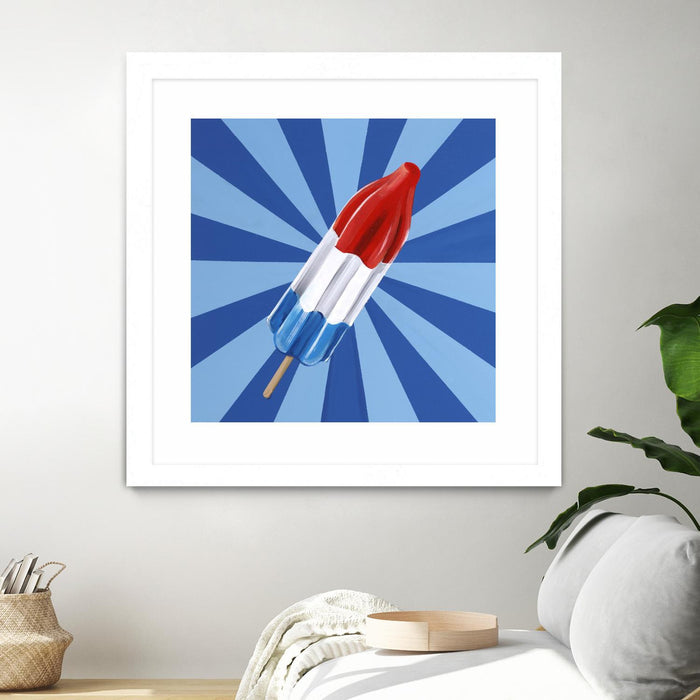 \"Daily Cravings Vi\" Matted and Framed White 30x30 Wall Art