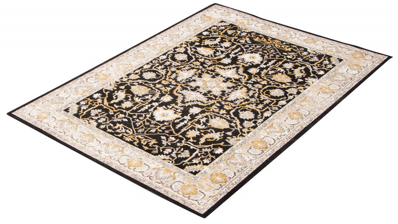 Legacy Black Machine Washable Area Rug - 5'0\" x 7'0\"