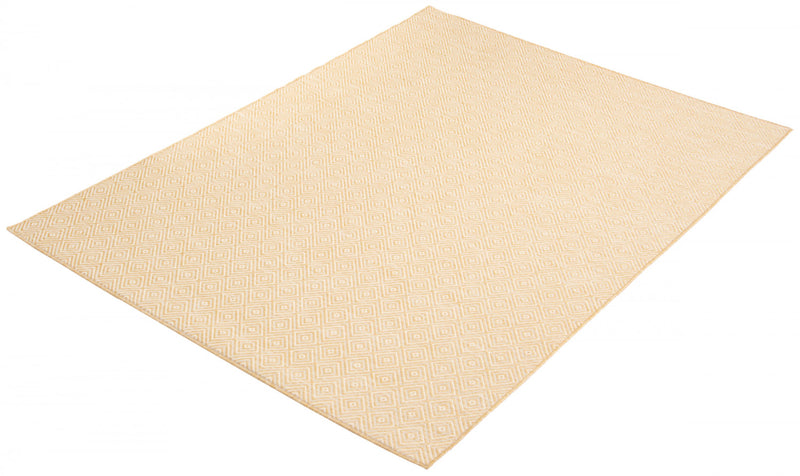 Neisha Diamond Gold Rug 6'7\" X 9'6\" Area Rug