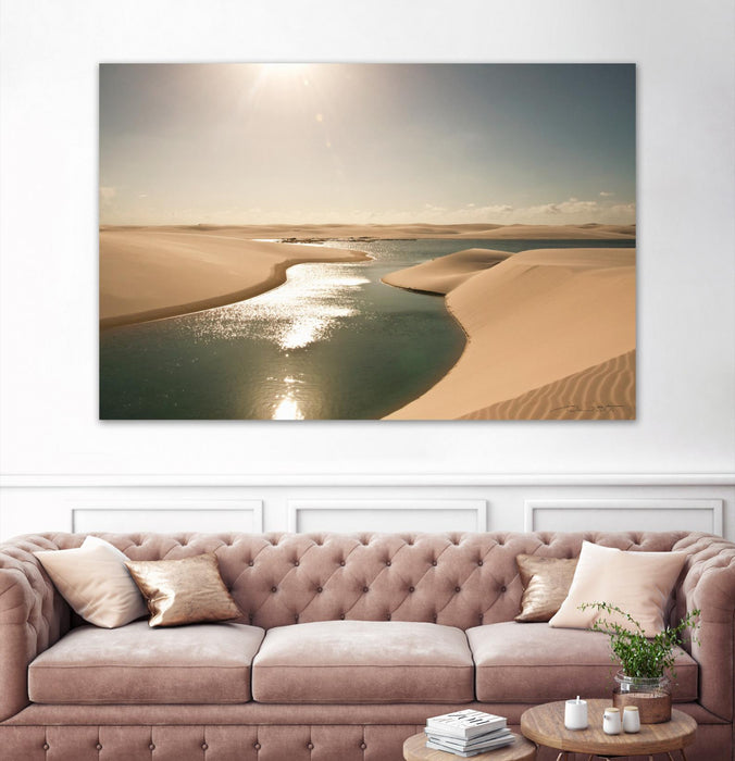 \"Soft Sunset\" Giant Art 72x48 Wall Art