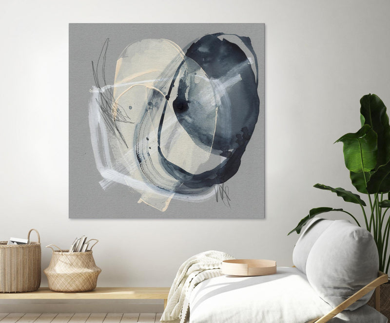 \"Tandem Loops Ii\" Giant Art 54x54 Wall Art