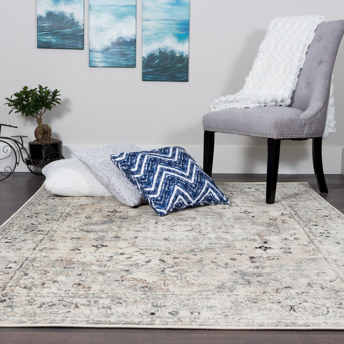 Far Beige 3x5 Area Rug