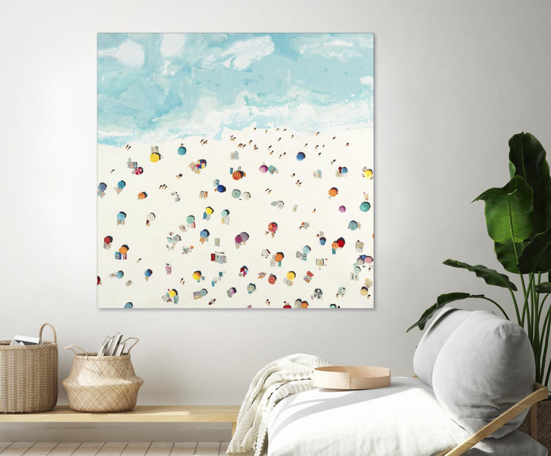 \"Beach Days\" Giant Art 54x54 Wall Art