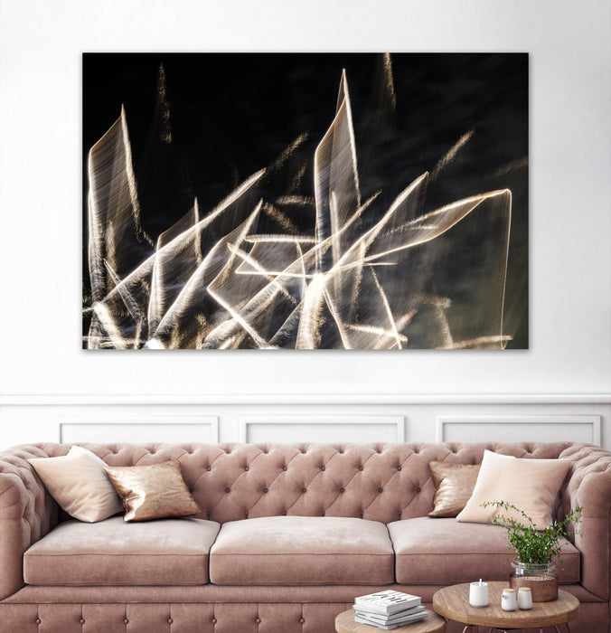\"Chiffon Light Sculpture\" Giant Art 72x48 Wall Art