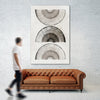 "Sophisticatted Lines I" Giant Art 84x54 Wall Art