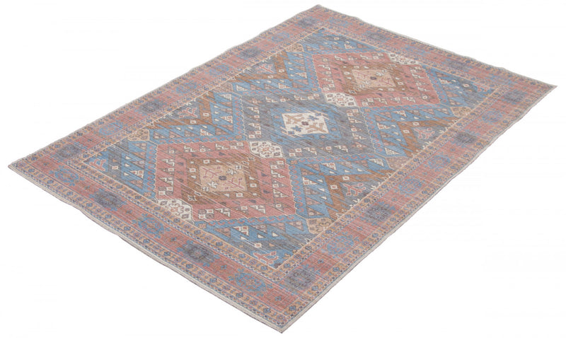 Samia Light Blue Rug 5'3\" X 8'0\" Area Rug