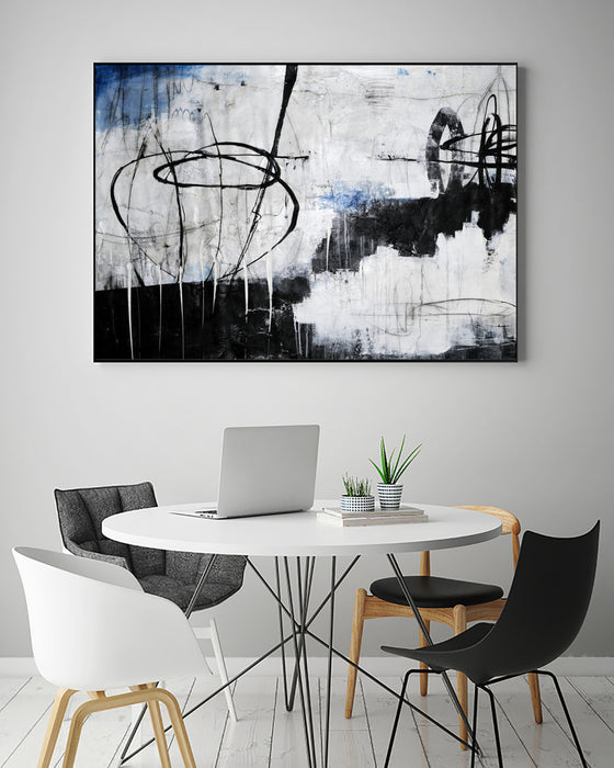 \"About That Twirl\" Canvas Framed Black 36x24 Wall Art