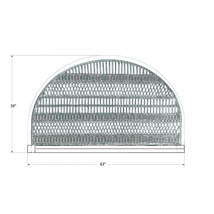 Balka Wall-Mounted Headboard - Horizontal Lines 