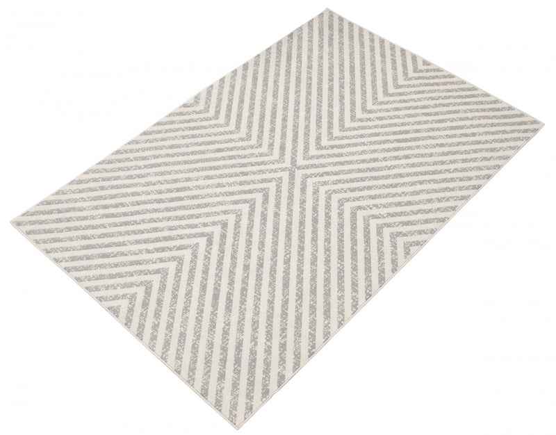 Dodie Light Grey 5'3\" x 7'7\" Area Rug