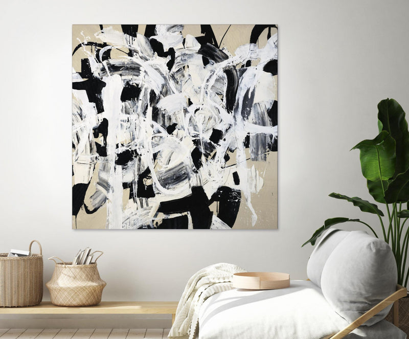 \"Talking Out Of Both Sides\" Giant Art 72x72 Wall Art