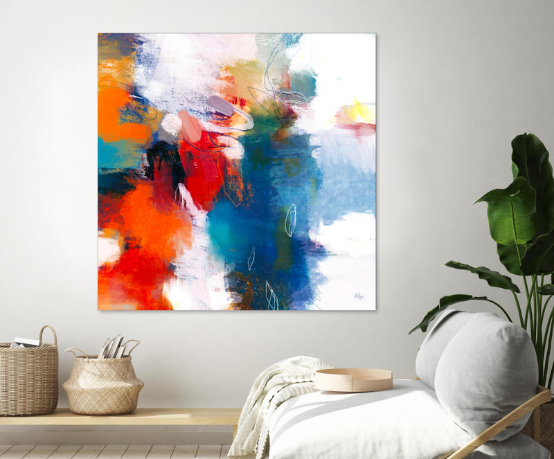 \"It's A Party Ii\" Giant Art 54x54 Wall Art