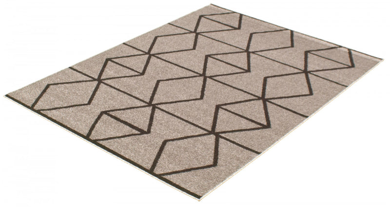 Anandi Grey-Brown Area Rug - 5'3\" x 7'3\"