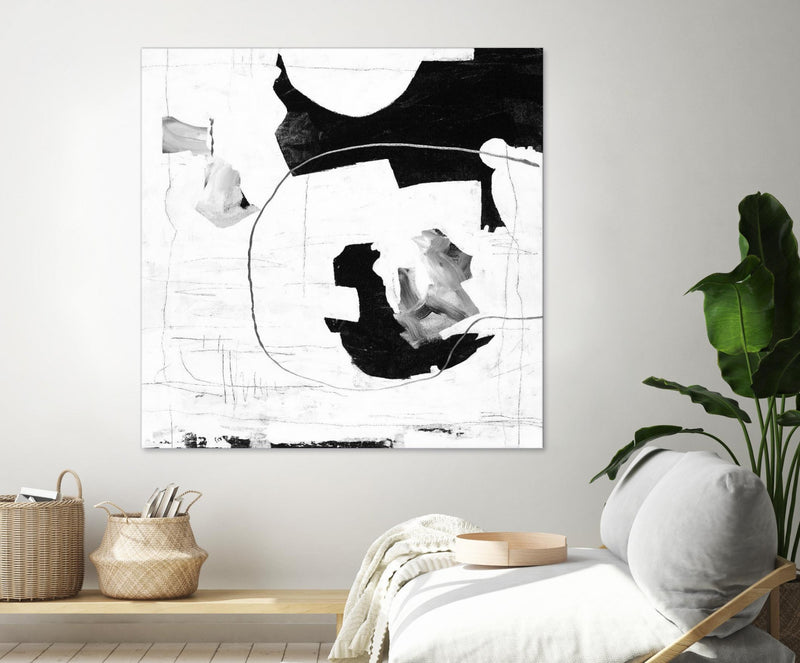 \"Traces Of Silver Iii\" Giant Art 72x72 Wall Art