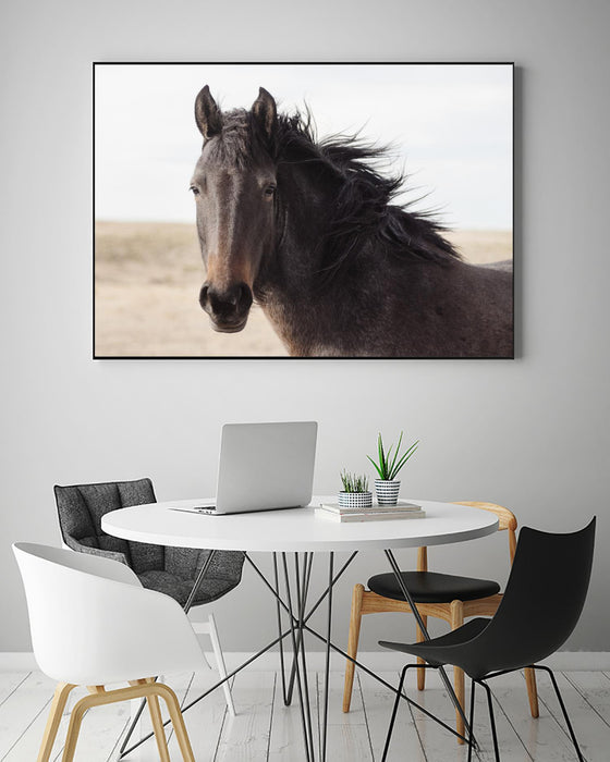 \"I See You\" Canvas Framed Black 36x24 Wall Art