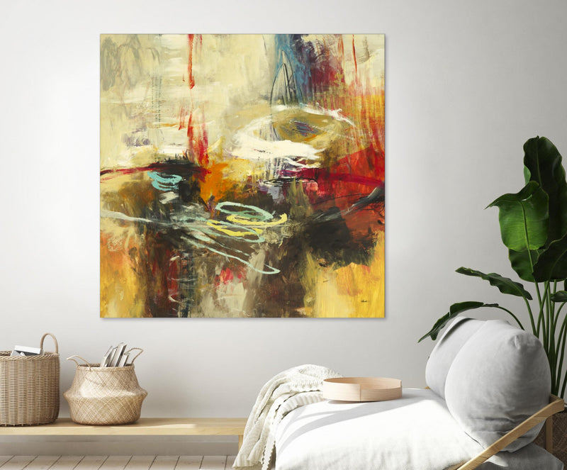\"Instictual Beauty Ii\" Giant Art 72x72 Wall Art