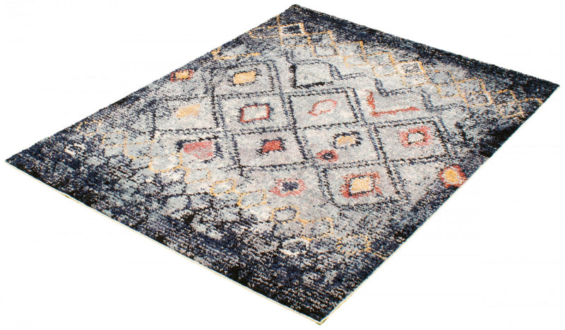 Makondo Classic Blue Area Rug - 5'3\" x 7'3\"