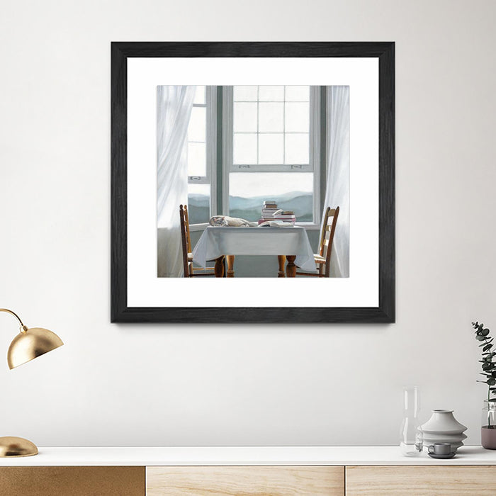 \"Accidental Scholar\" Matted and Framed Black 30x30 Wall Art