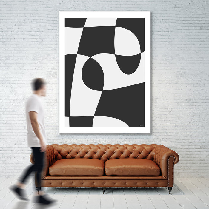 \"Forms Of Art Iv\" Giant Art 72x54 Wall Art