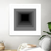 "After Josef A" Matted and Framed White 36x36 Wall Art