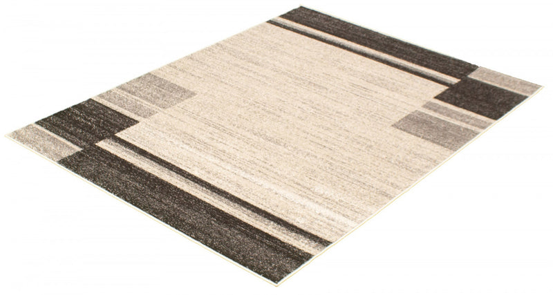Aya Ivory-Taupe Area Rug - 3'11\" x 5'3\"