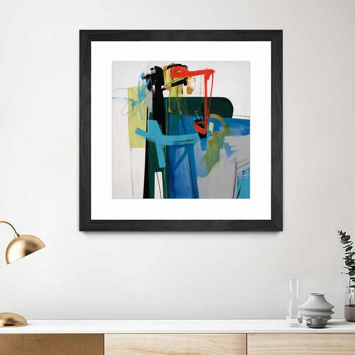 \"Return The Fork\" Matted and Framed Black 36x36 Wall Art