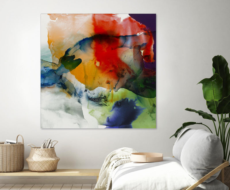 \"Vibrant Terrain I\" Giant Art 72x72 Wall Art